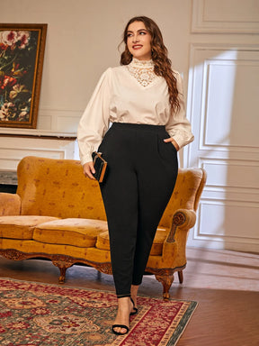 Calça Feminina Plus Size Justa Skinny
