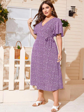 Vestido Midi Plus Size Feminino