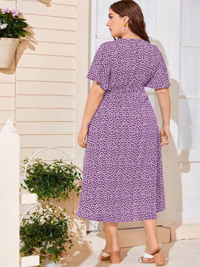 Vestido Midi Plus Size Feminino