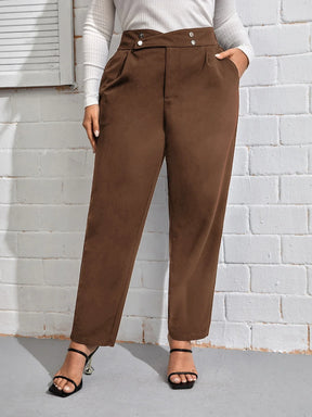 Calça Plus Size Feminina Alfaiataria