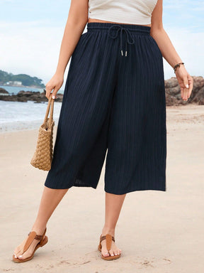 Calça Feminina Plus Size Soltinha Preta