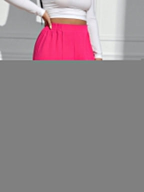 Calça Wide Leg Feminina Plus Size