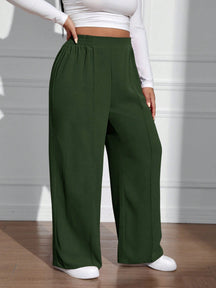 Calça Wide Leg Feminina Plus Size