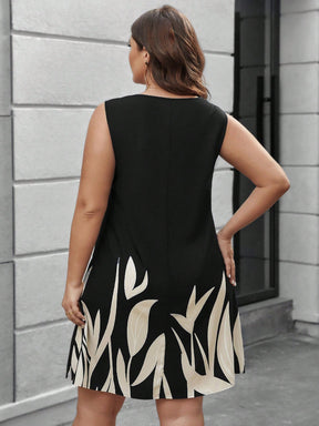 Vestido Plus Size Regata Feminino Curto