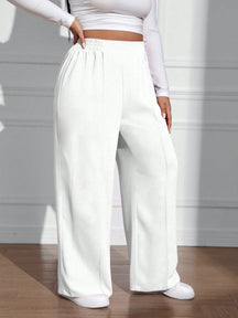 Calça Wide Leg Feminina Plus Size