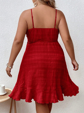 Vestido Curto Plus Size de Alcinha