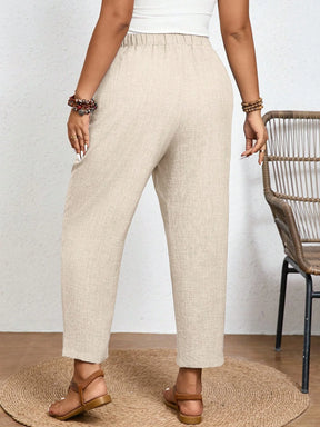 Calça Plus Size Feminina de Linho