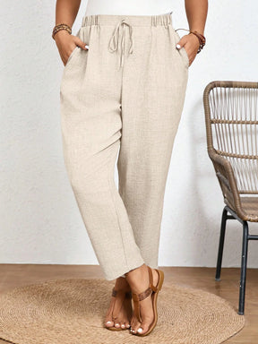 Calça Plus Size Feminina de Linho