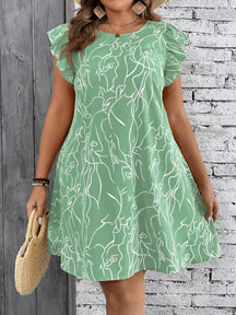 Vestido Curto Soltinho Plus Size