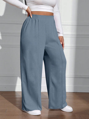 Calça Wide Leg Feminina Plus Size