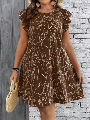 Vestido Curto Soltinho Plus Size