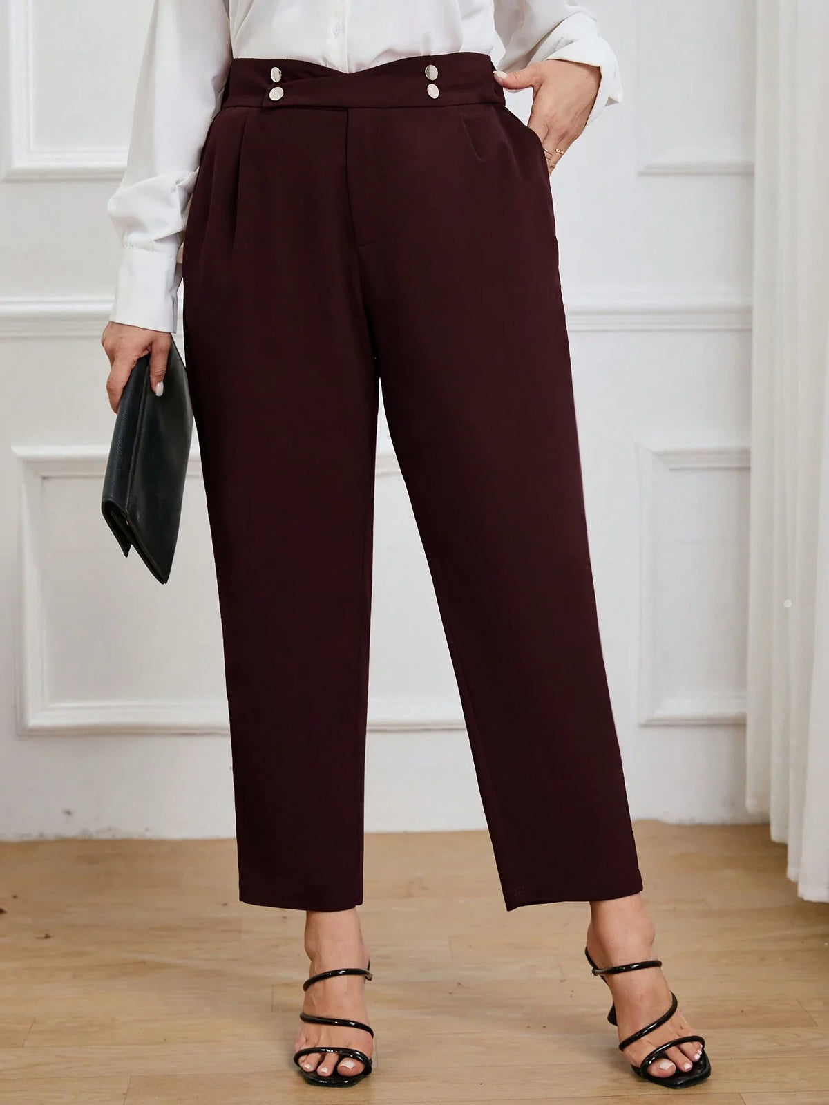 Calça Plus Size Feminina Alfaiataria